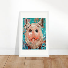 Load image into Gallery viewer, This Little Piggy Print Wooden Framed
