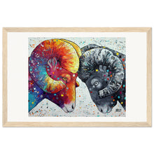 Load image into Gallery viewer, When Opposites Collide Print Wooden Framed