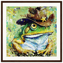 Load image into Gallery viewer, There is a new Sheriff In Town Wooden Framed Print