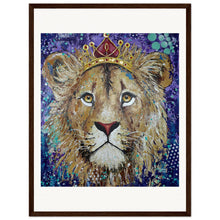 Load image into Gallery viewer, Princess of the Pride Prin Wooden Framed