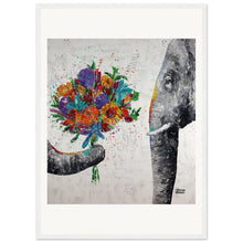 Load image into Gallery viewer, Dont Eat My Flowers Again Wooden Framed Print