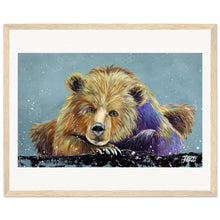 Load image into Gallery viewer, Taking A Break Print Wooden Framed