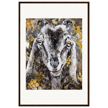 Load image into Gallery viewer, Crazy Eyes Wooden Framed Print