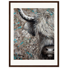 Load image into Gallery viewer, Hair In My Eyes Print Wooden Framed