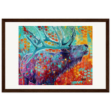 Load image into Gallery viewer, Looking for love Print Wooden Framed