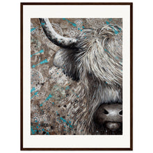 Load image into Gallery viewer, Hair In My Eyes Print Wooden Framed