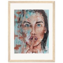 Load image into Gallery viewer, Work In Progress Print Wooden Framed