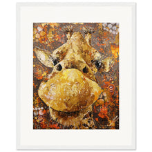 Load image into Gallery viewer, Long Neck, Long Lashes Museum-Quality Wooden Framed Print