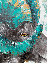 Load image into Gallery viewer, Emerald and Gold Big Horn sold