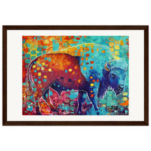 Load image into Gallery viewer, Bye-Son Print Wooden Framed