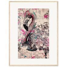 Load image into Gallery viewer, Flamingo Wooden Framed Print