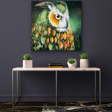 Load image into Gallery viewer, Echos Of An Emerald Owl sold