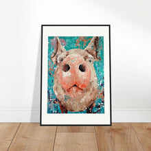 Load image into Gallery viewer, This Little Piggy Print Wooden Framed