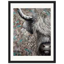 Load image into Gallery viewer, Hair In My Eyes Print Wooden Framed