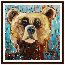 Load image into Gallery viewer, Bear 3/3 Wooden Framed Print