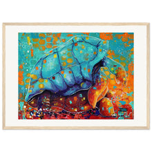 Load image into Gallery viewer, Slow Poke Print Wooden Framed