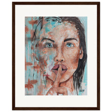 Load image into Gallery viewer, Work In Progress Print Wooden Framed