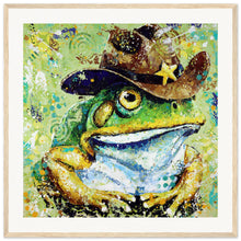 Load image into Gallery viewer, There is a new Sheriff In Town Wooden Framed Print