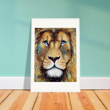 Load image into Gallery viewer, Blue Eyes Wooden Framed Print