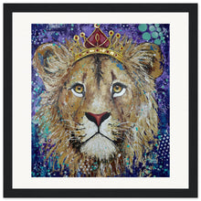Load image into Gallery viewer, Princess of the Pride Prin Wooden Framed