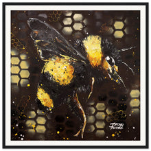 Load image into Gallery viewer, Out After Dark Wooden Framed Print