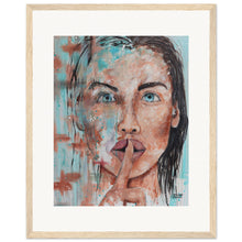 Load image into Gallery viewer, Work In Progress Print Wooden Framed