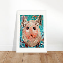 Load image into Gallery viewer, This Little Piggy Print Wooden Framed