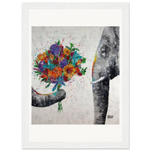 Load image into Gallery viewer, Dont Eat My Flowers Again Wooden Framed Print
