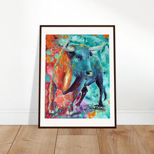 Load image into Gallery viewer, No Bull Print Wooden Framed