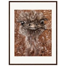 Load image into Gallery viewer, Emu King Wooden Framed Print