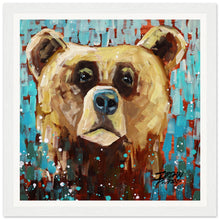 Load image into Gallery viewer, Bear 3/3 Wooden Framed Print