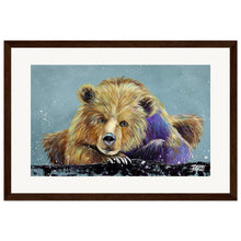 Load image into Gallery viewer, Taking A Break Print Wooden Framed