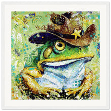 Load image into Gallery viewer, There is a new Sheriff In Town Wooden Framed Print