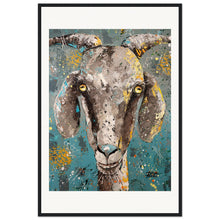 Load image into Gallery viewer, Pretty Cool For A Goat Wooden Framed Print