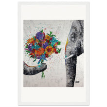 Load image into Gallery viewer, Dont Eat My Flowers Again Wooden Framed Print