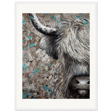 Load image into Gallery viewer, Hair In My Eyes Print Wooden Framed