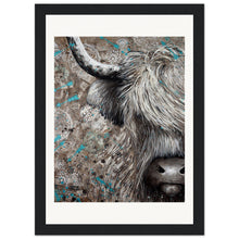Load image into Gallery viewer, Hair In My Eyes Print Wooden Framed