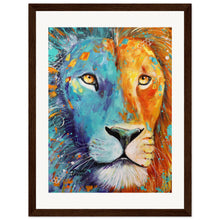 Load image into Gallery viewer, Lionheart Wooden Framed Print