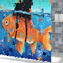 Load image into Gallery viewer, I Wanna Be A Shark Shower Curtain