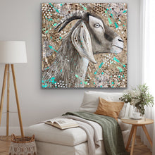 Load image into Gallery viewer, The Harder You Work, The Luckier You Goat. Sold