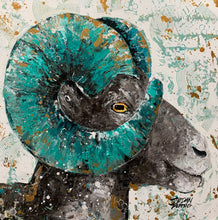 Load image into Gallery viewer, Emerald and Gold Big Horn sold