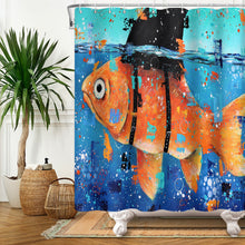 Load image into Gallery viewer, I Wanna Be A Shark Shower Curtain