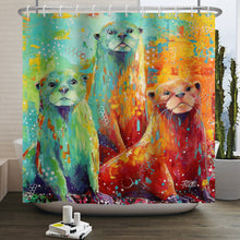 Load image into Gallery viewer, Your Otter Be kidding me Shower Curtain