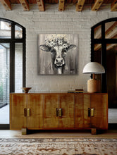 Load image into Gallery viewer, Flower Girl Cow Original