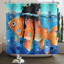 Load image into Gallery viewer, I Wanna Be A Shark Shower Curtain