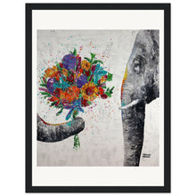 Load image into Gallery viewer, Dont Eat My Flowers Again Wooden Framed Print