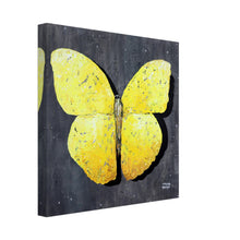 Load image into Gallery viewer, Yellow Butterfly Canvas Print