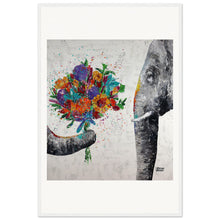 Load image into Gallery viewer, Dont Eat My Flowers Again Wooden Framed Print