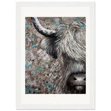 Load image into Gallery viewer, Hair In My Eyes Print Wooden Framed