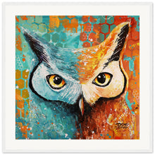 Load image into Gallery viewer, Hoot Wooden Framed Print